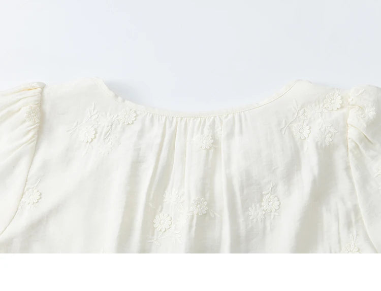 Mishow Bohemian V-Neck Shell Lace Midi Dress MXE33L2195