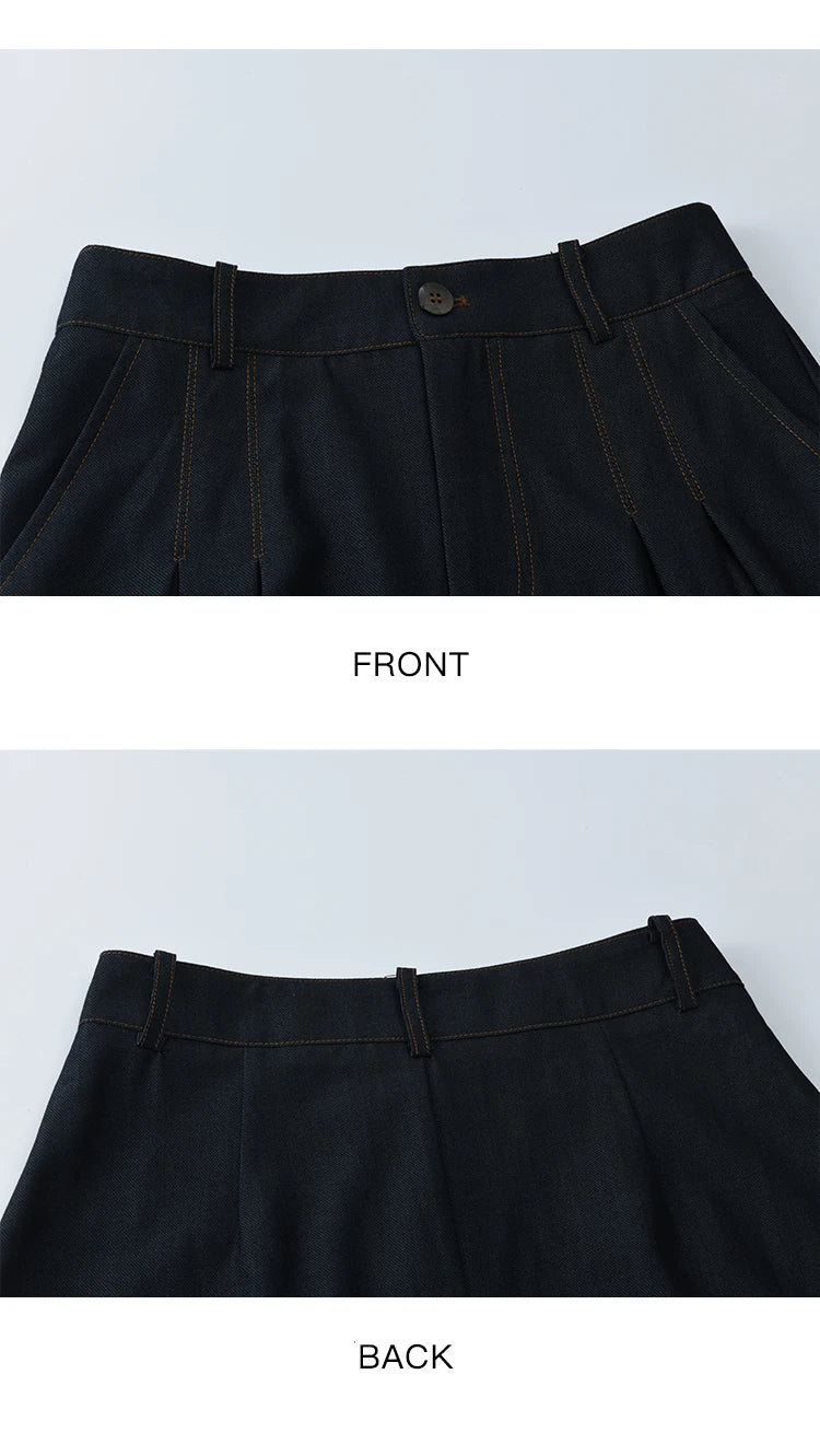 Mishow Imitation Denim Square Collar Camisole Dress (Separately) MXE41T0693