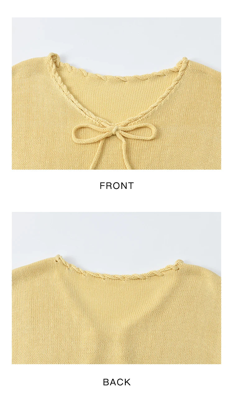 Mishow Office Lady V-Neck Bead Design Pullover MXE33Z1227