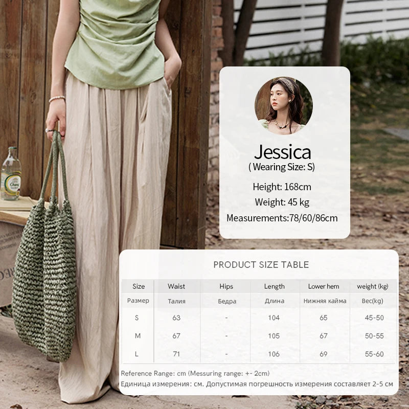 MISHOW High Waist Elastic Wide Leg Pants Slimming MXE31K0920