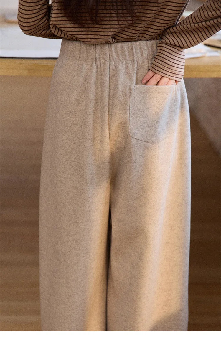 MISHOW Retro Wide Leg Pants Three-Dimensional Pleats Pocket MXE90K1129