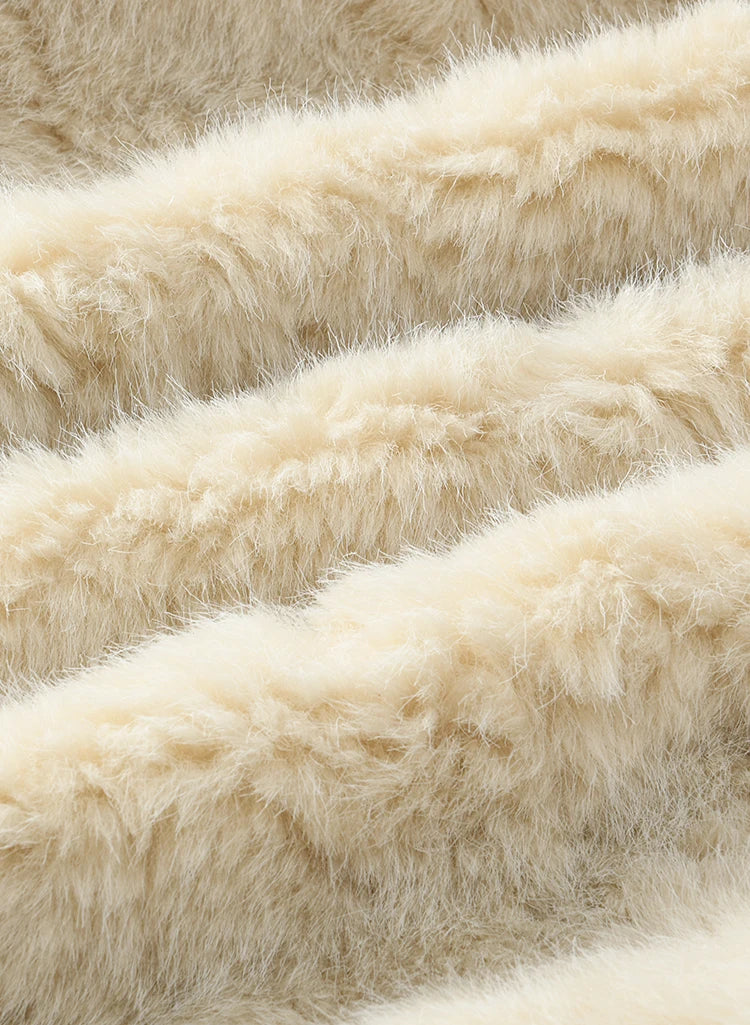 Mishow Lamb Wool Ox Horn Button Short Jacket MXD36W0504