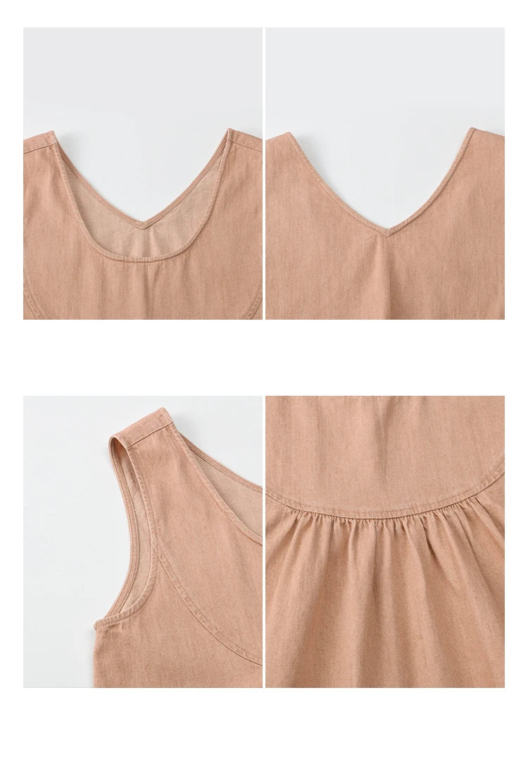 Mishow U-Neck Sleeveless Top & A-Line Skirt Set MXE35T0606