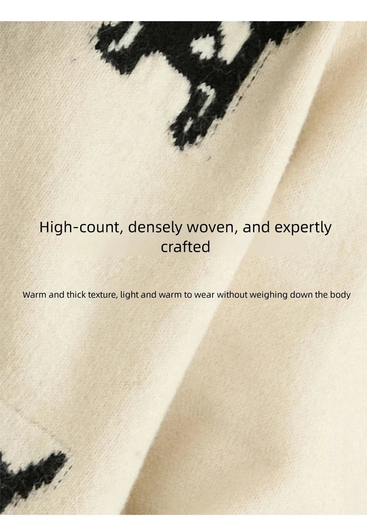 Mishow Puppy Jacquard Crew Neck Cardigan MXE93Z2950