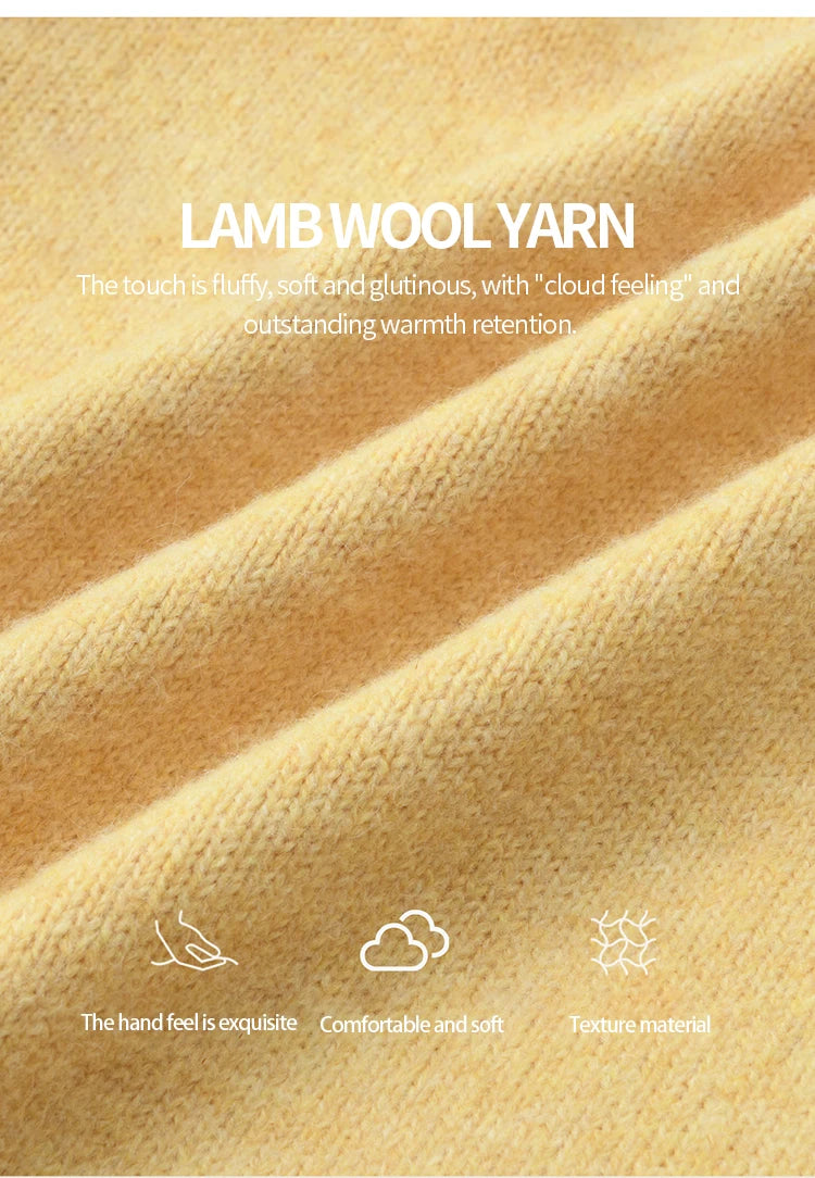 Mishow Lamb Jacquard Round Neck Cardigan MXE48Z2571