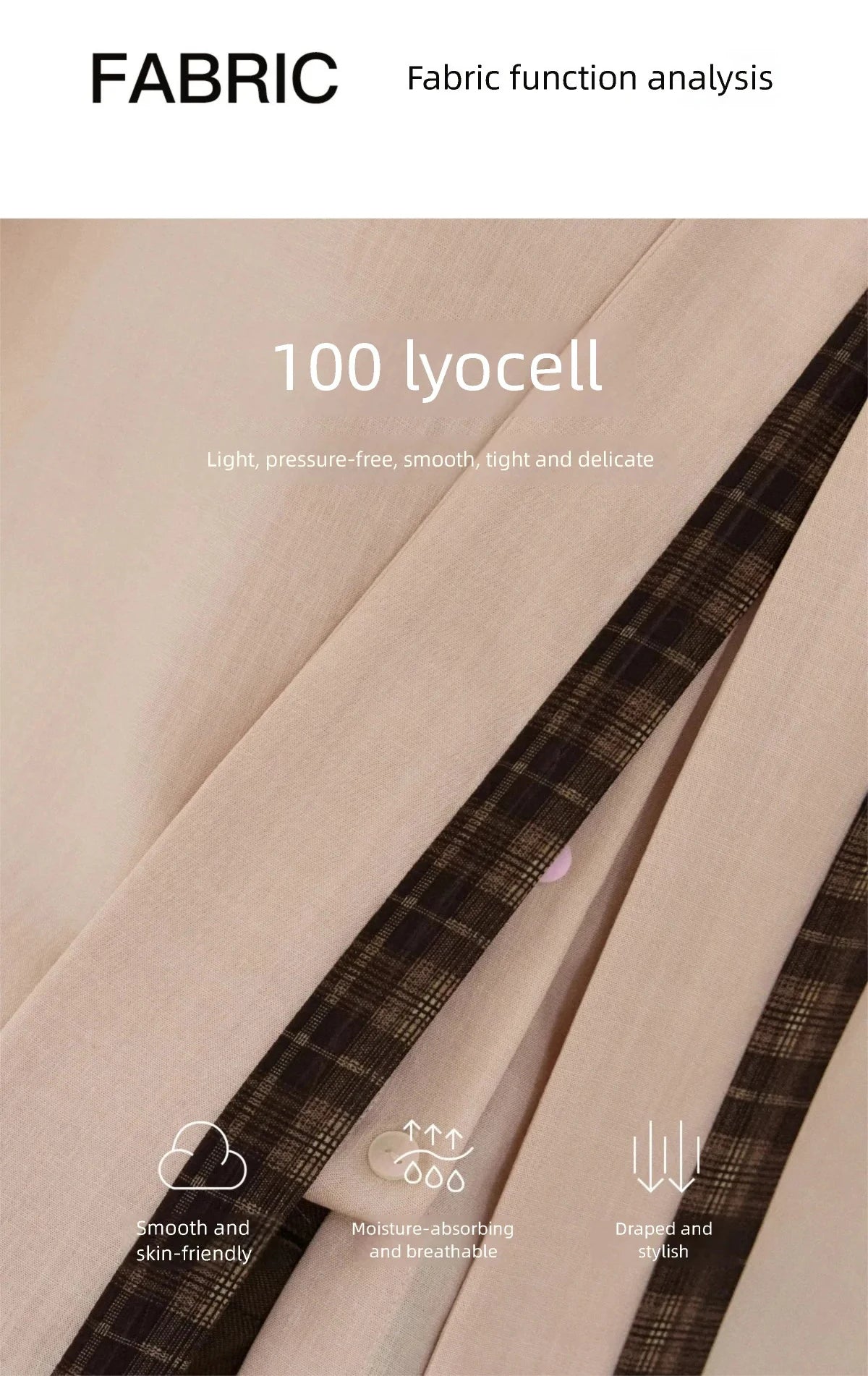 MISHOW Dusty Pink Shirt Plaid Tie Neck Lantern Sleeve MXF108C0817