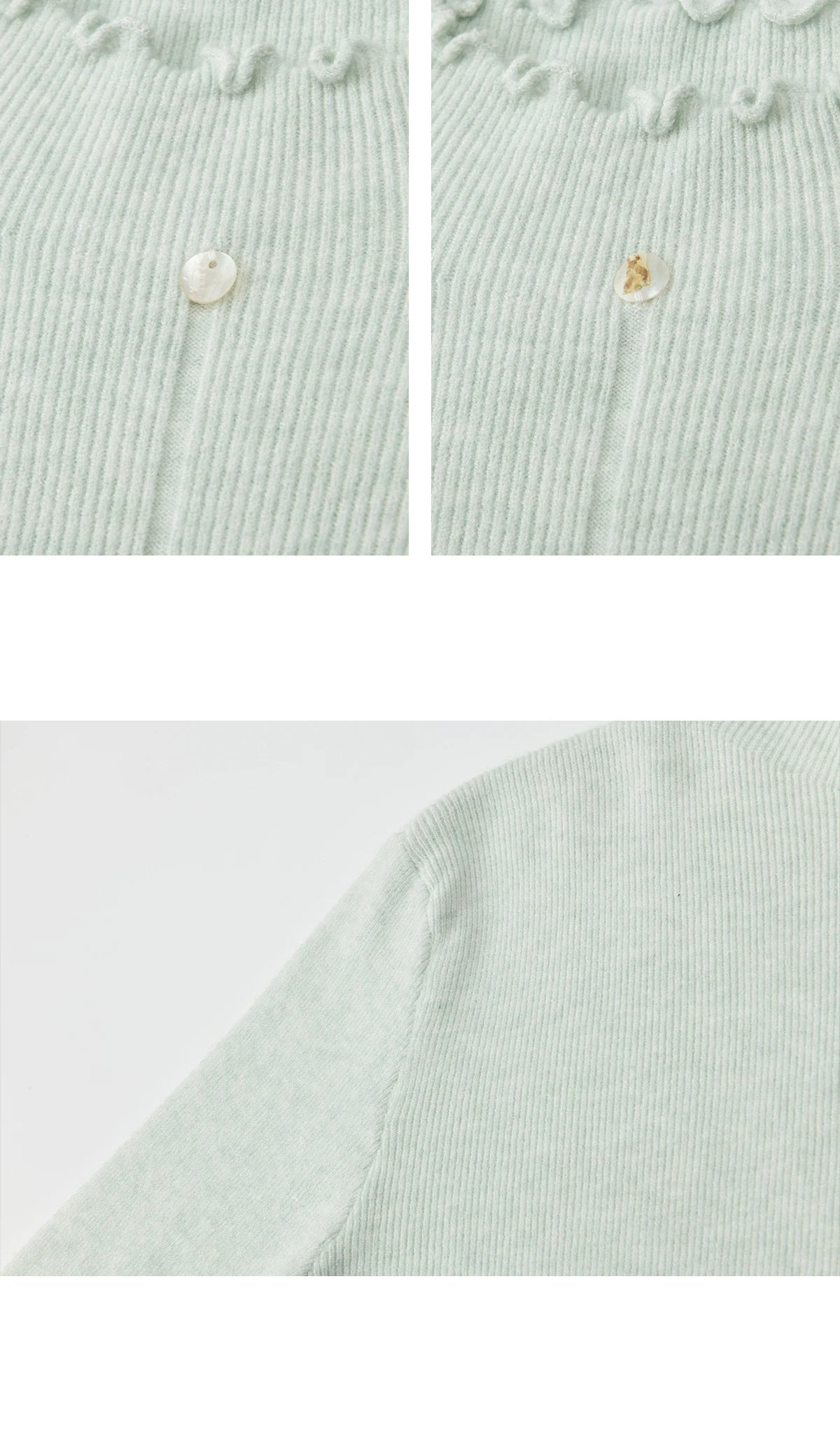 Mishow Ruffled Turtleneck Slim Knit Top MXE91Z2826