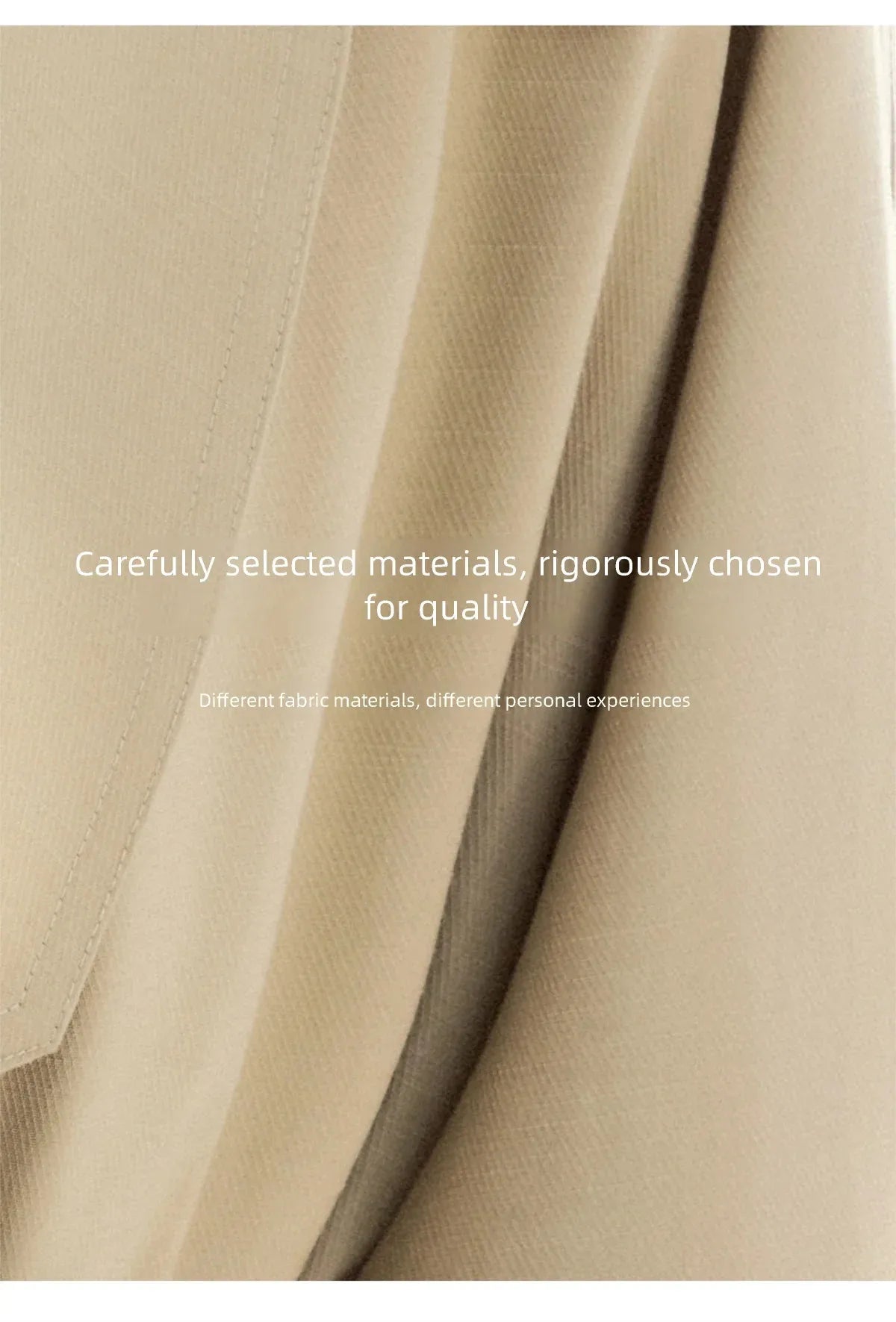 MISHOW Khaki Belted Waist Coat Lapel Double-Breasted Short MXF13W1056