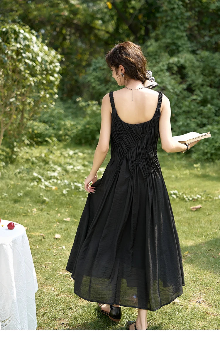 MISHOW French Pleated Suspender Dress MXD26L1939