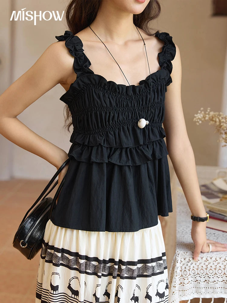 Mishow Edible Tree Fungus Design Basic Camisole MXE36D1184