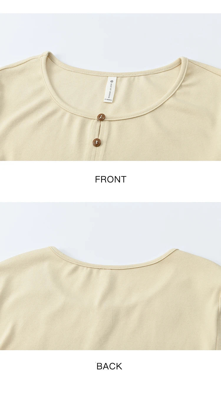 Mishow Apricot Brushed Knit Pleated Pullover MXE48Z2517