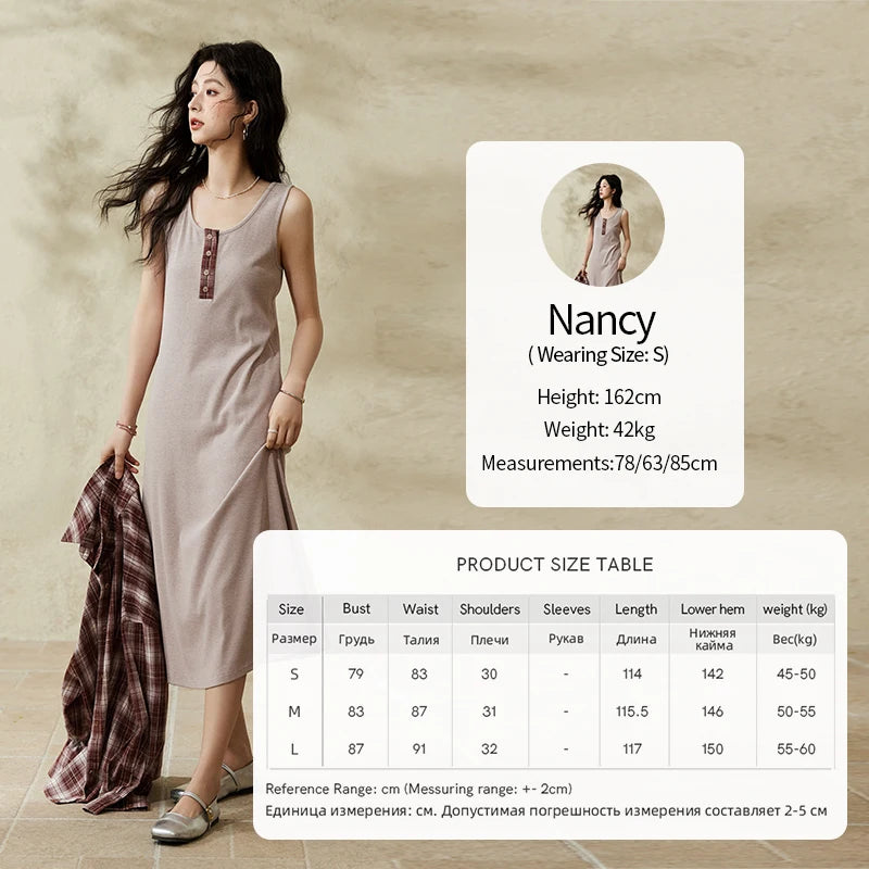 Mishow Plaid Shirt Grey Vest Dress (Separately) MXE13L2093