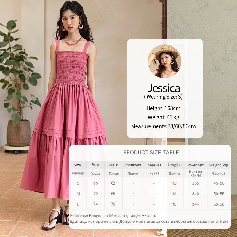Mishow Square Collar Pocket High Waist Dress MXE36L2319